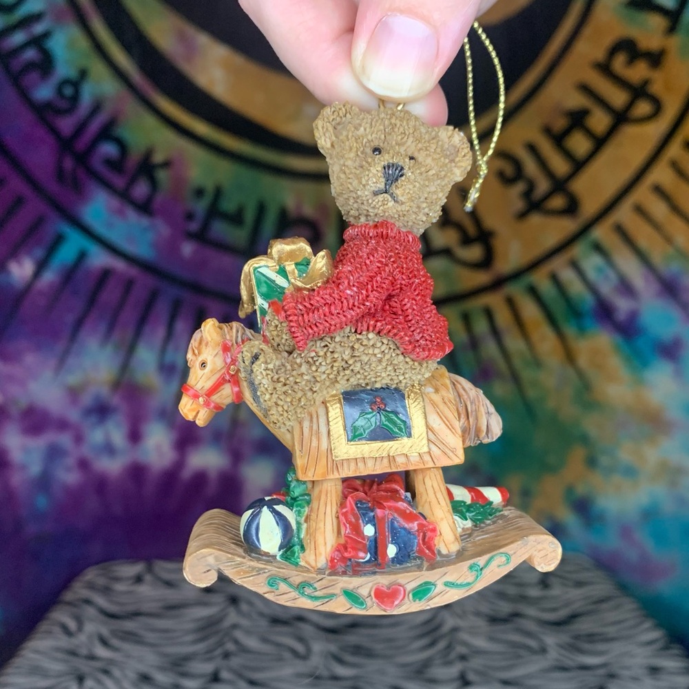 Collectible Christmas Teddy Bear Ornaments by Traditions Vintage Inspired